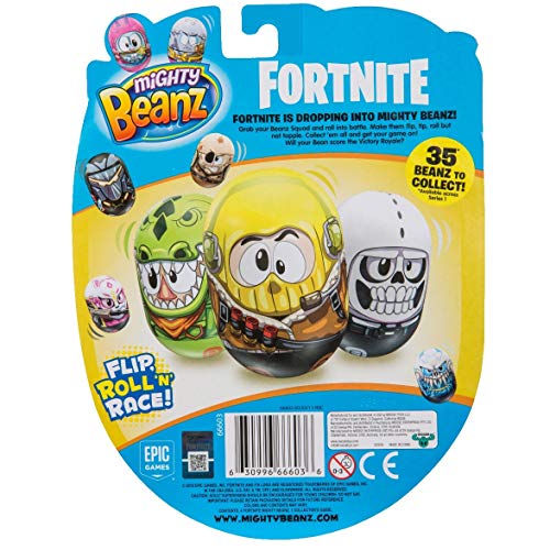 MIGHTY BEANZ, Fortnite 4 Pack (Styles May Vary) Toy, 1"