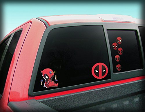 CHROMA 045030 Marvel Deadpool 9Pc Decal Kit, 1 Pack - Realmdrop Shop