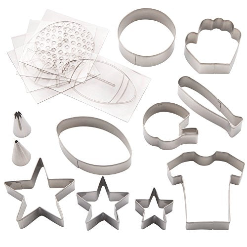 Cake Boss Cake Decorating Kit, Sports, Stainless Steel