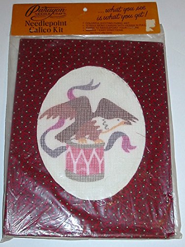 Drum & Eagle Needlepoint Calico Kit