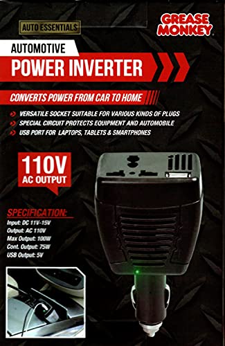 Grease Monkey DC to AC Power Inverter - Realmdrop Shop