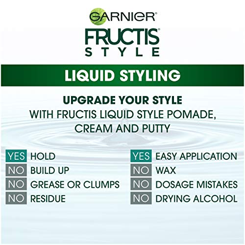 Garnier Hair Care Fructis Style Natural Look Liquid Hair Cream for Men No Drying Alcohol, 4.2 Fluid Ounce