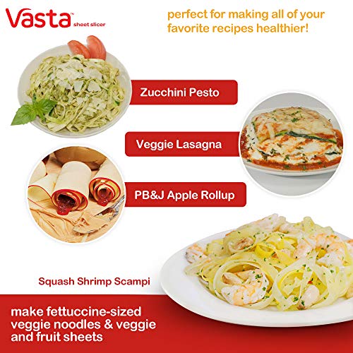 Vasta 2-in-1 Vegetable & Fruit Sheet & Noodle Slicer