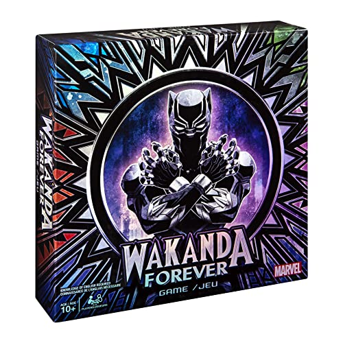 Marvel Wakanda Forever, Black Panther Dice-Rolling Game for Families, Teens and Adults