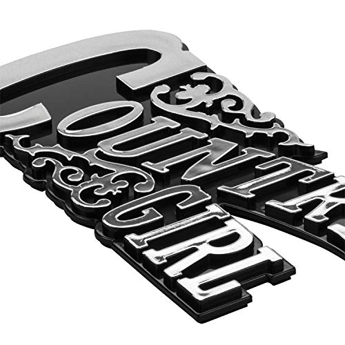 Pilot Automotive IP-3177 Easy Stick-On Country Girl Emblem, 1 Pack