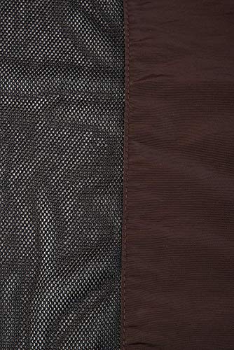 A Size Above Big & Tall Vented Mesh Back Barber Vest, Chocolate Brown / BLACK, STYLE 2218