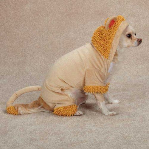 Jungle King Dog Costume Size: Medium (16" H x 11.5" W x 0.25" D) - Realmdrop Shop