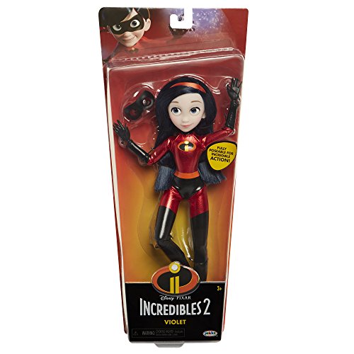 The Incredibles 2 Violet Action Figure 11” Articulated Doll in Deluxe Costume and Mask