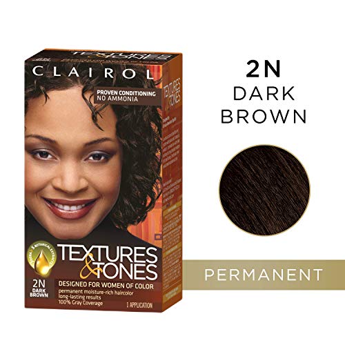 Clairol Professional Textures & Tones Hair Color 2n Dark Brown, 1 oz.