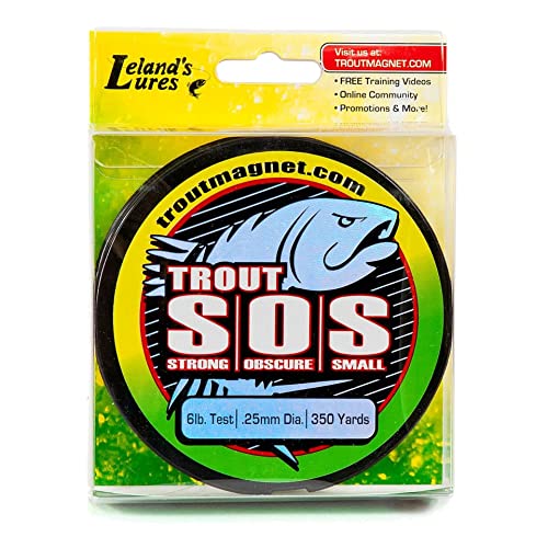 Leland's Lures Trout Magnet S.O.S. Fishing Line, Fishing Equipment