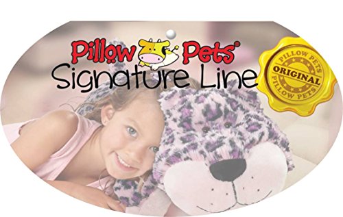My Pillow Pets Pink Leopard Plush, 18"/Large