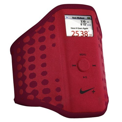 Apple Nike43; Armband with Window for Nano45; Red - Realmdrop Shop