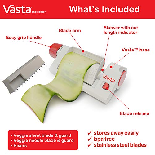 Vasta 2-in-1 Vegetable & Fruit Sheet & Noodle Slicer