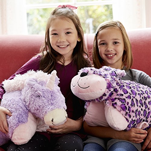 My Pillow Pets Pink Leopard Plush, 18"/Large