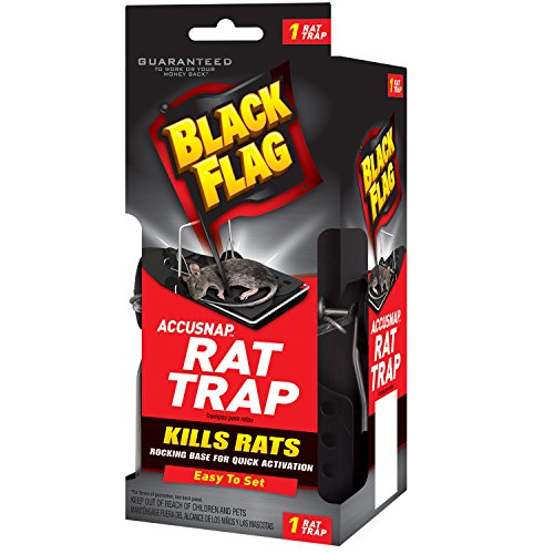 Black Flag HG-11051 AccuSnap Rat Traps, Easy to Set,1-Count