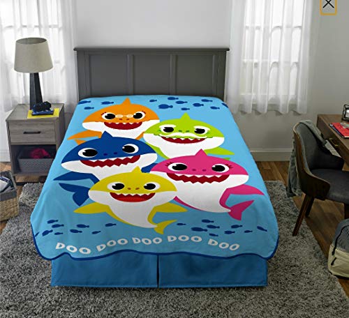 Exclusive Ocean Nautical Themed Baby Sharks Family Kids Blanket