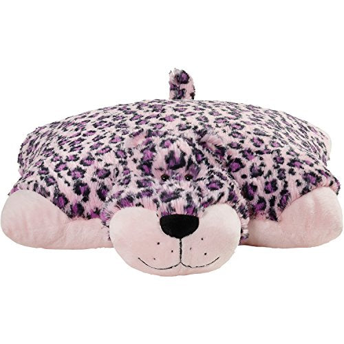 My Pillow Pets Pink Leopard Plush, 18"/Large