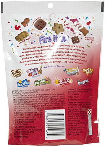 Friskies Purina Party Mix Cat Treats Mixed Grill Crunch