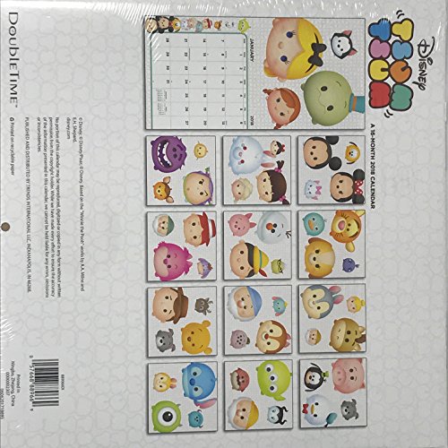 Disney Tsum Tsum 16 month 2018 Calendar - Realmdrop Shop