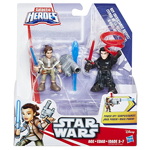 Star Wars Galactic Heroes Rey (Resistance Outfit) & Kylo Ren