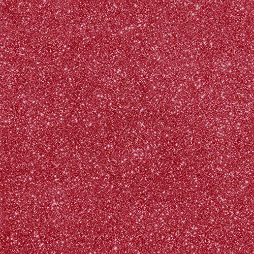 Cricut Joy Smart Glitter Iron On Vinyl, DIY Supplies, 5.5" x 19" HTV Roll - Pink