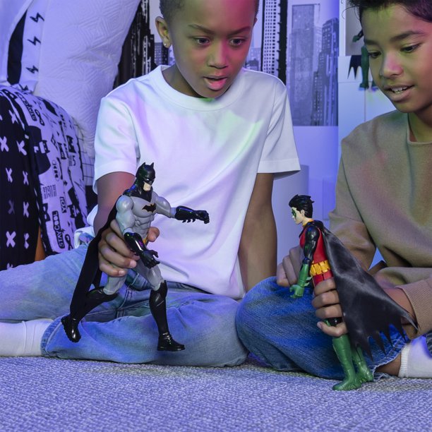 Batman 12-inch Rebirth Batman Action Figure, Kids Toys for Boys Aged 3 and up