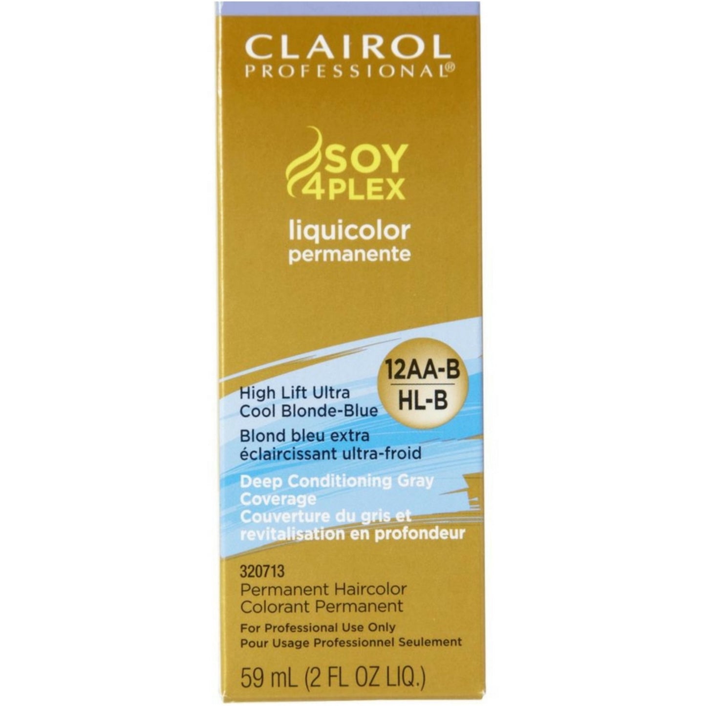 B/HL-B High Lift Ultra Cool Blonde Blue LiquiColor Permanent Hair Color, 2 oz