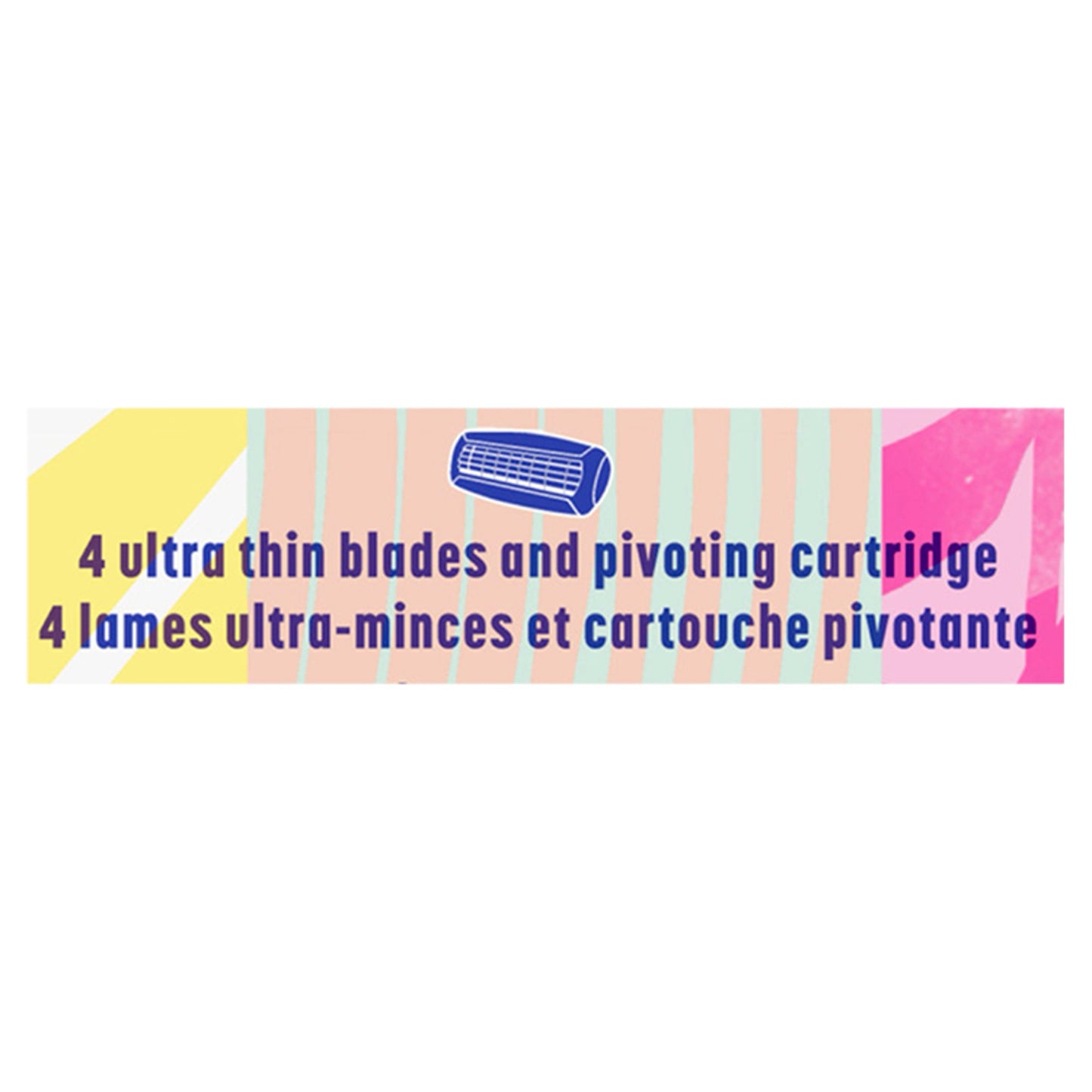 Skintimate 4-Blade Women's Razor Refill, 4 Ct