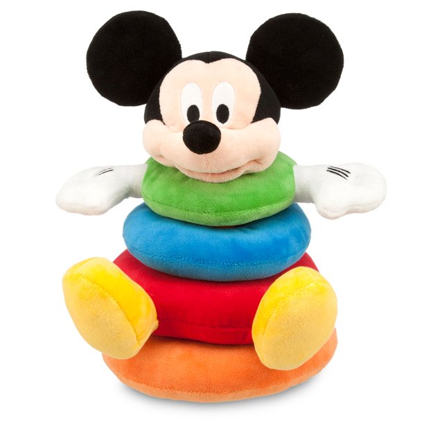 Disney Baby Mickey Mouse Plush Stacking Rings