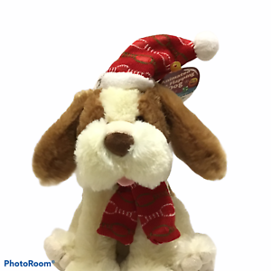 Animated Ear Flapping Singing Plush Dog Dancing Christmas Retired
