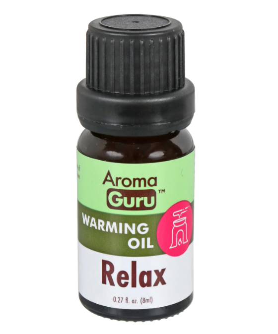Aroma Guru Relax Warming Oil, 0.27-oz