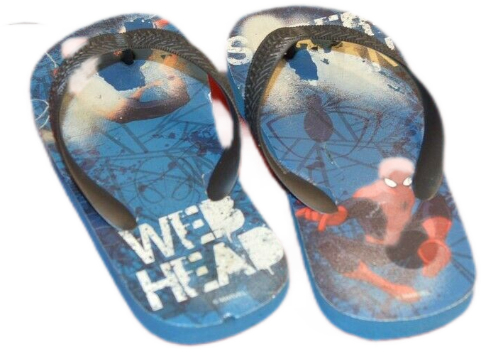 Spider Man Web Head Boy's Flip Flop