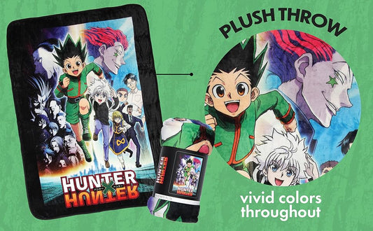 Hunter X Hunter Anime Poster Soft Plush Fleece Throw Blanket 45" x 60"