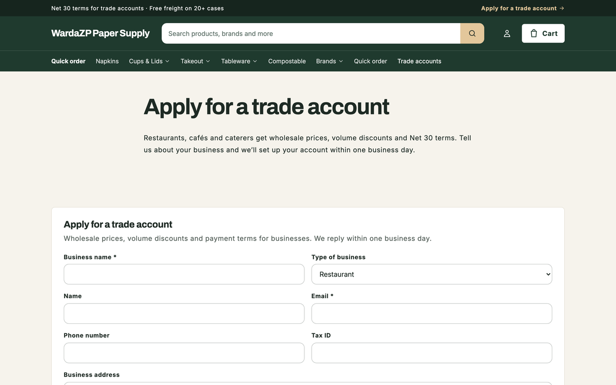 Beacon Wholesale - Shopify Theme