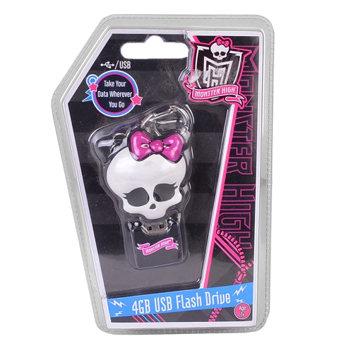 Monster High 4GB USB 2.0 Flash Drive with Keychain