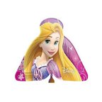 Small kite printed with Rapunzel with long golden hair on pink