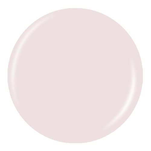 Larger round swatch of soft blush pink creme polish