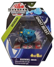 Load image into Gallery viewer, Bakugan Evolutions Geogan Ghost Beast Action Figure With Ability Cards
