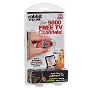 Small view of the Rabbit TV retail box advertising over 5000 free TV channels