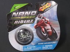 Nano Speed Riderz Nano Adventure carded mini motorcycle with a red bike pictured