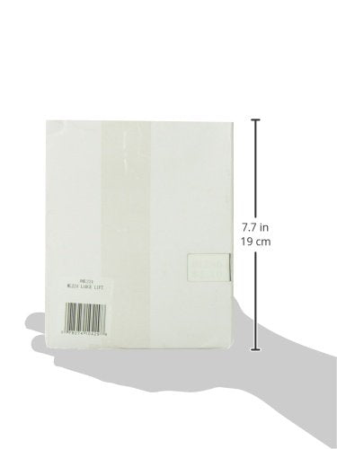 Size guide showing the comb box in a hand, 7.7 inches tall