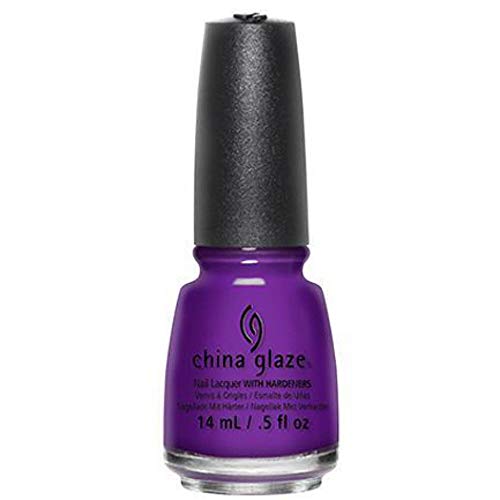 Bottle of vivid violet purple creme nail lacquer