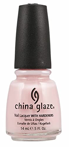 Bottle of sheer pale ballet pink nail lacquer