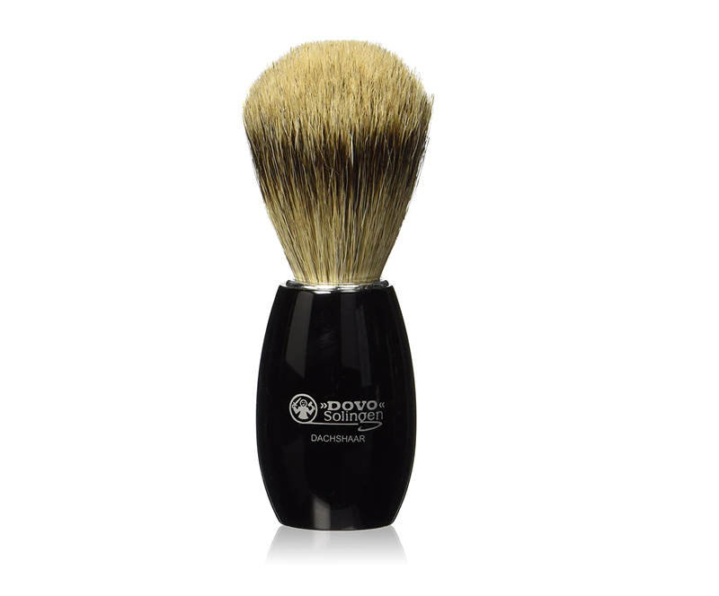 DOVO Shaving Brush Acrylic, Black Model #DV-918052, UPC: 4045284009598