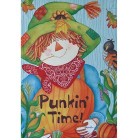 Rain or Shine Punkin Time! Small Garden Flag, 12.5" x 18"