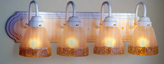 Portfolio 4 Light Indoor Bathroom Wall Fixture #110063