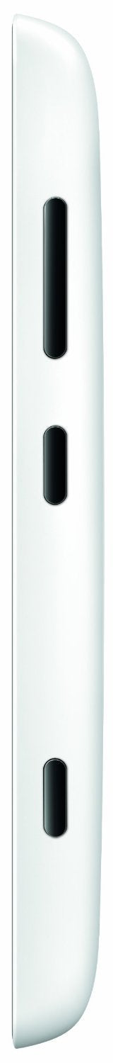 Right edge of the white Lumia 521 with volume, power and camera keys