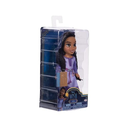 Disney Wish Asha Petite Doll 6 Inches Tall, Pocket Size with Authentic Movie Fashions