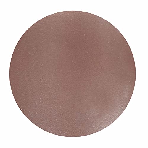 Round swatch of soft taupe brown shimmer polish