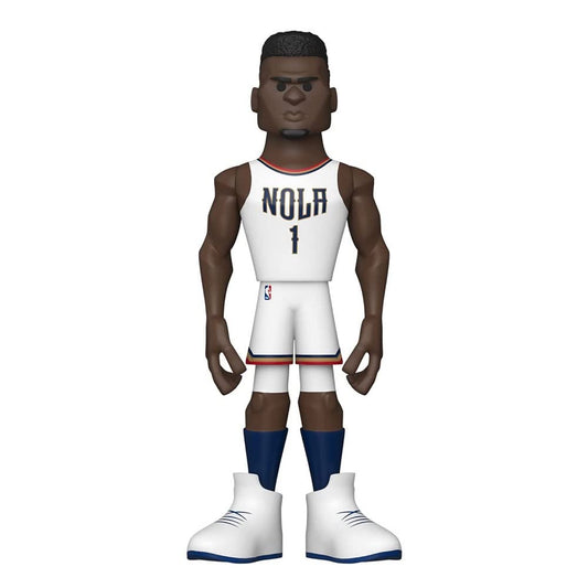 Funko Gold 5" NBA:Pelicans-ZionWilliamson(HomeUni) w/Cha